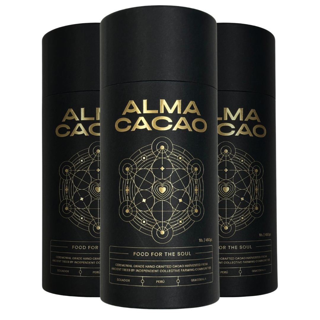 Alma Cacao 3 lb Pantry three canisters